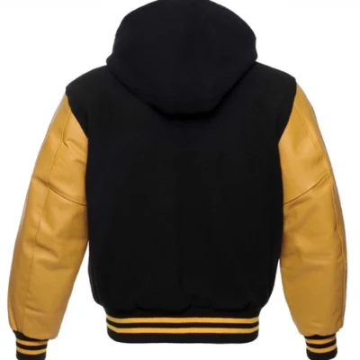 Struble Men's Black Varsity Jacket