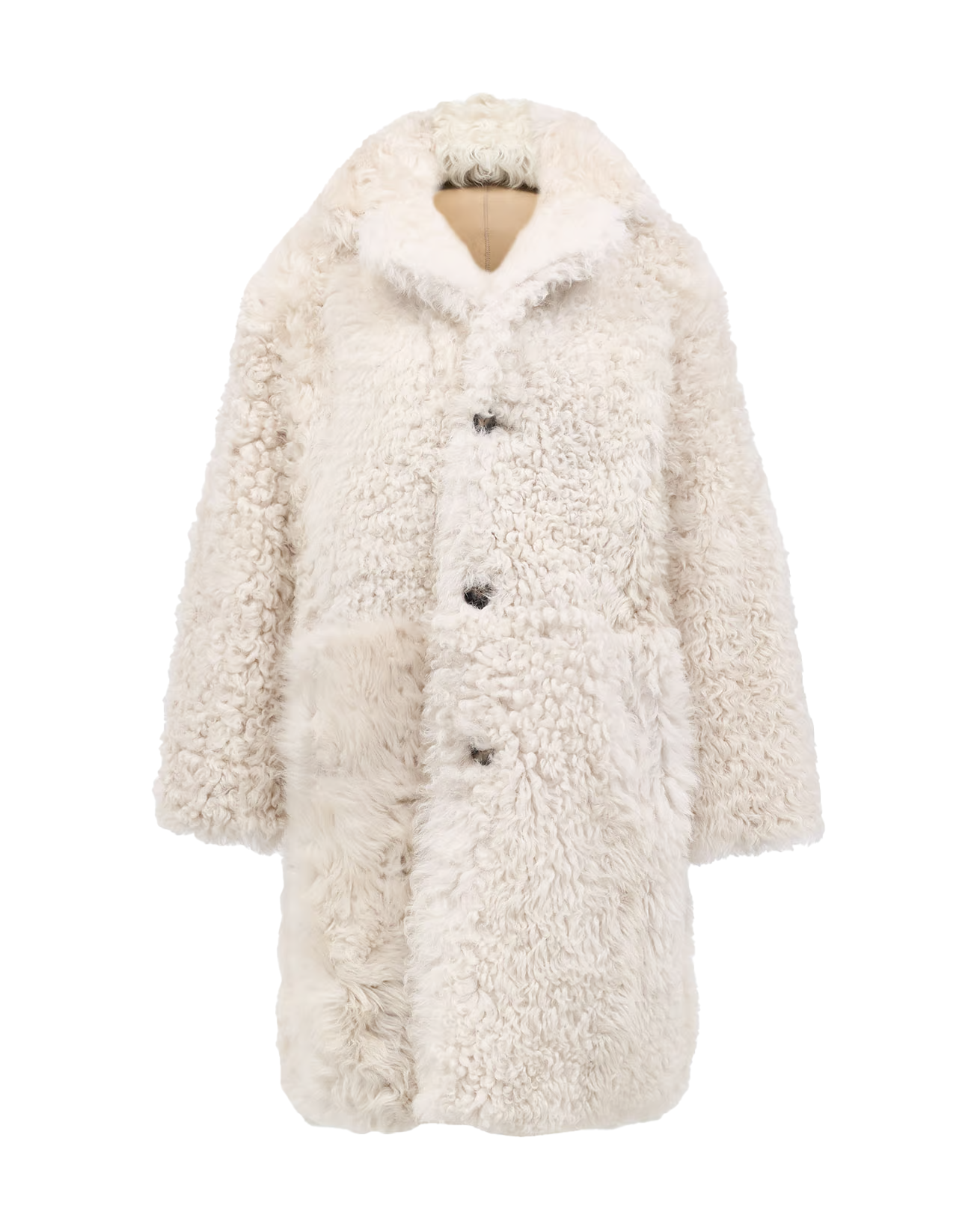 Alexus Women's Reversible Sheepskin Leather Coat