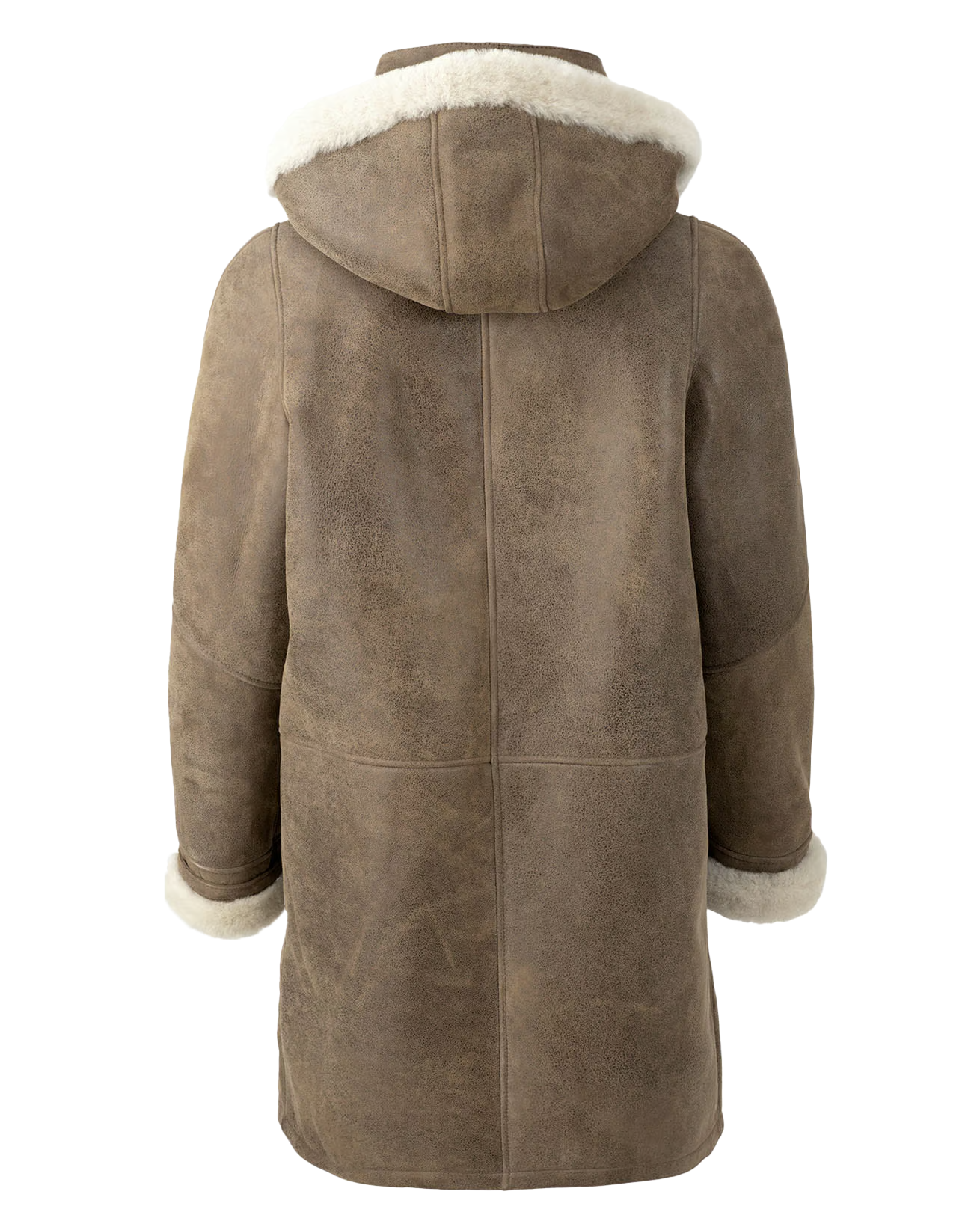 Averie Women's Sheepskin Leather Duffle Coat