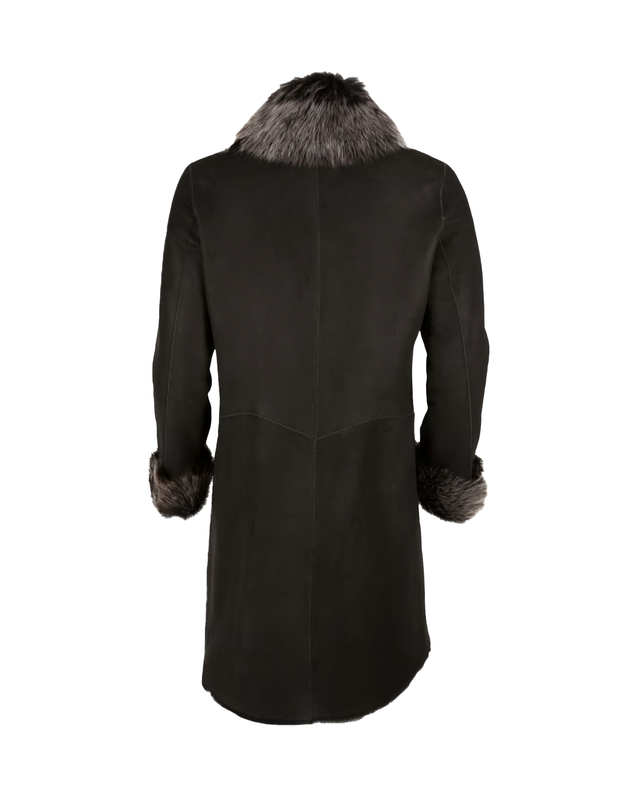 Brenna Women's Black Sheepskin Coat