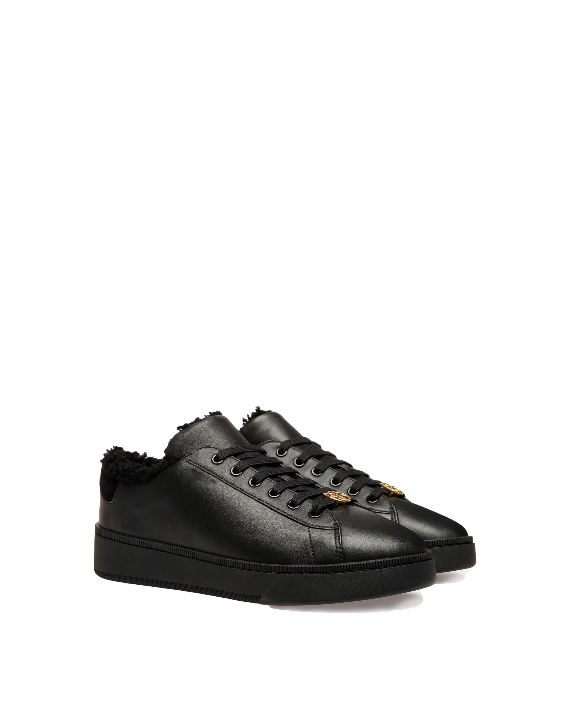 Brycen Men's Black Leather Sneaker