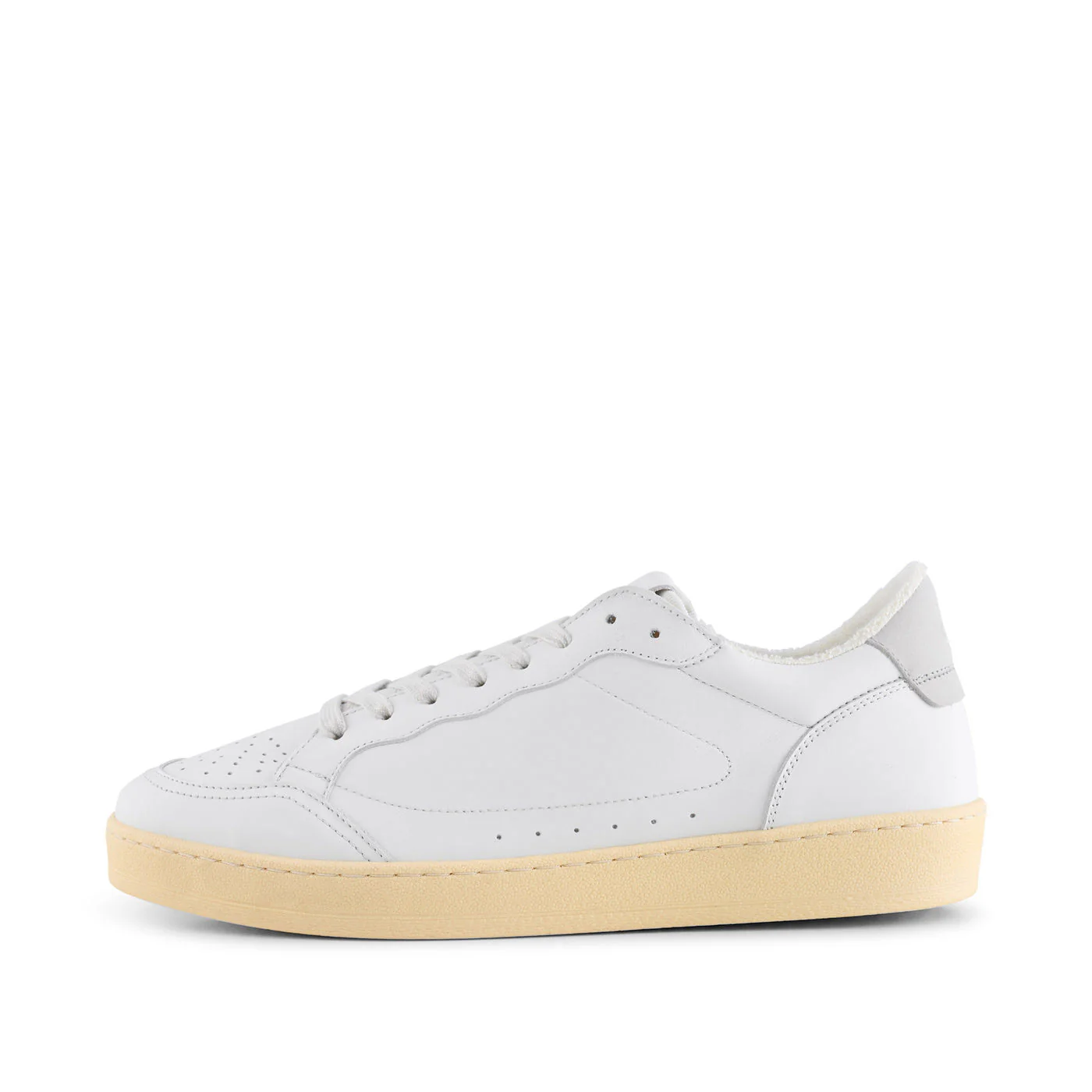 Deandre Men's White Leather Sneaker