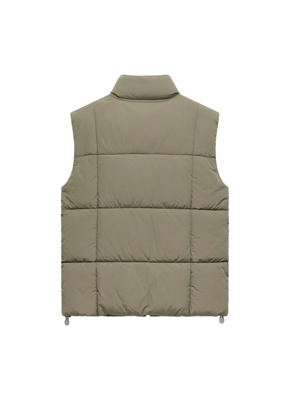 Emery Women's Khaki Padded Leather Gilet