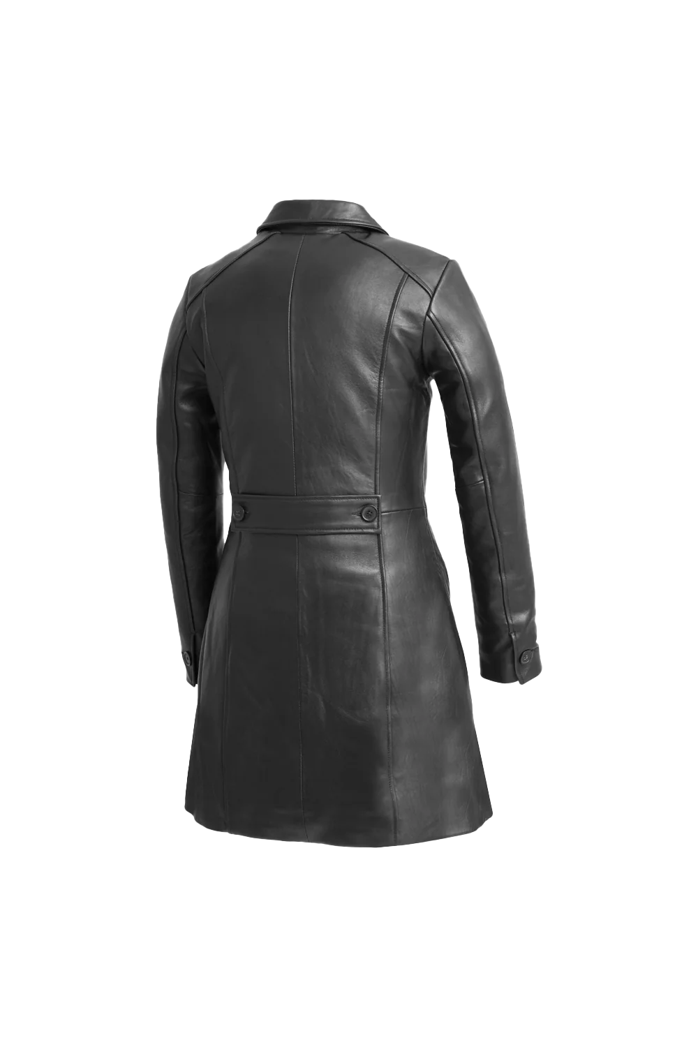 Gaige Women's Black Leather Coat