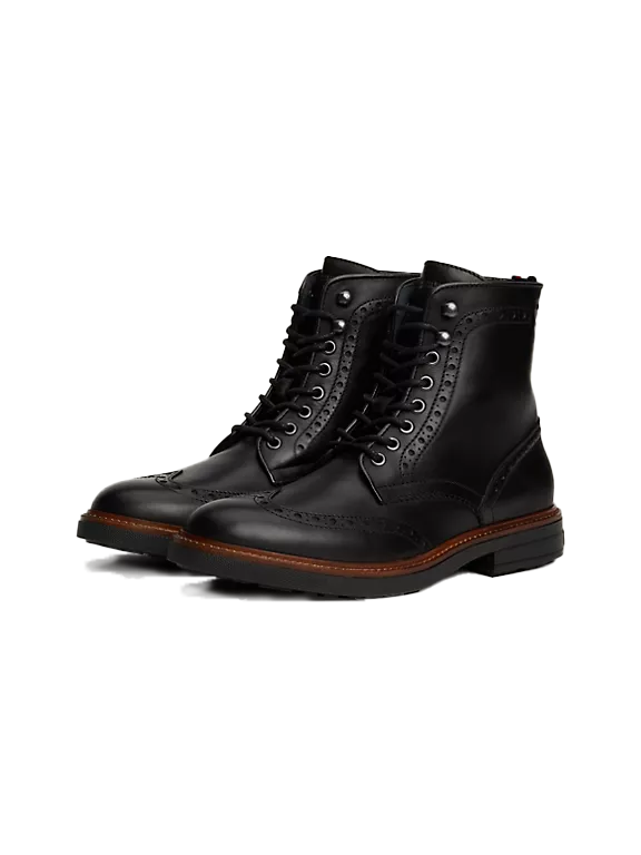 Javion Men's Black Leather Boot