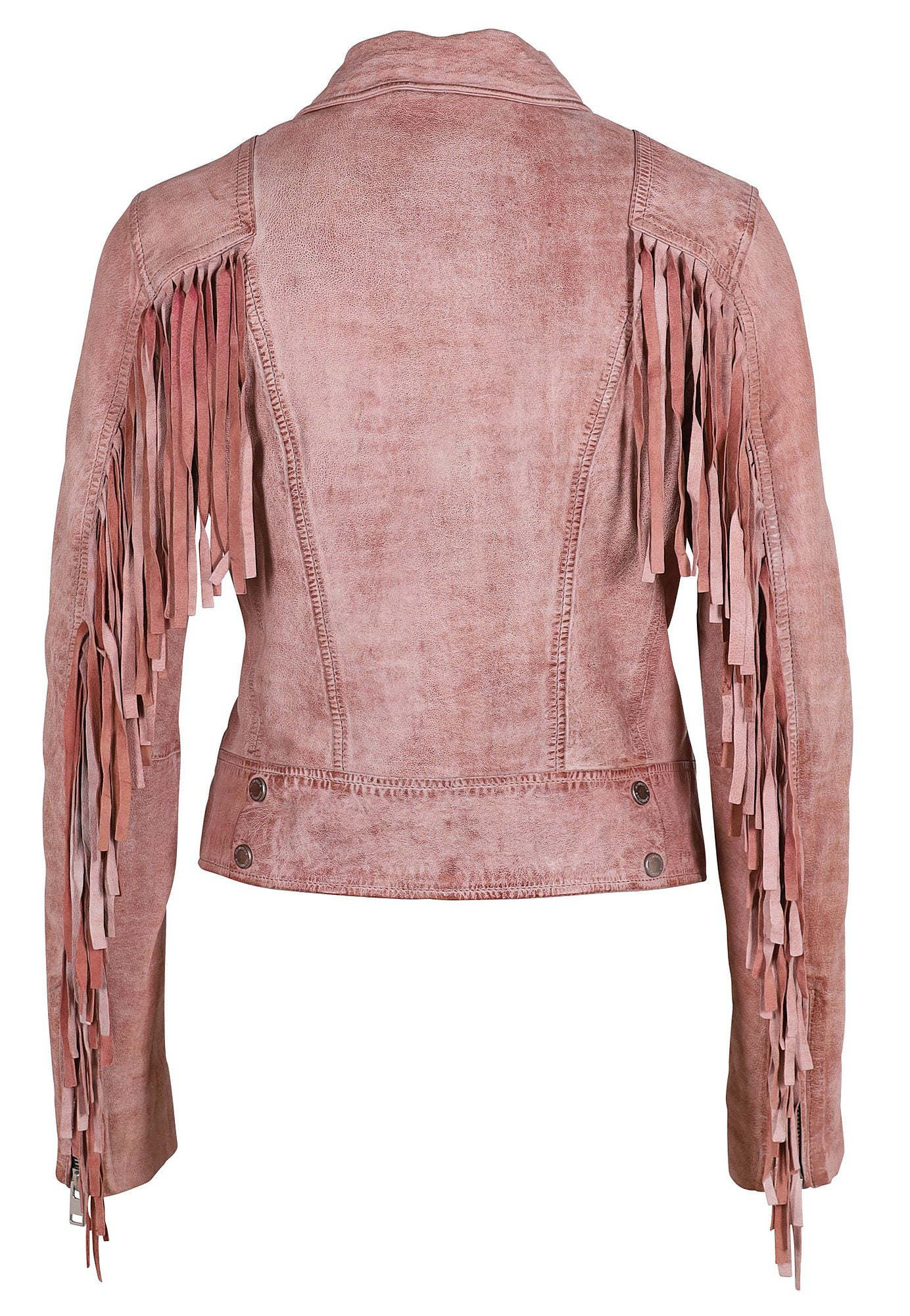 Mireya Women's Pink Leather Jacket