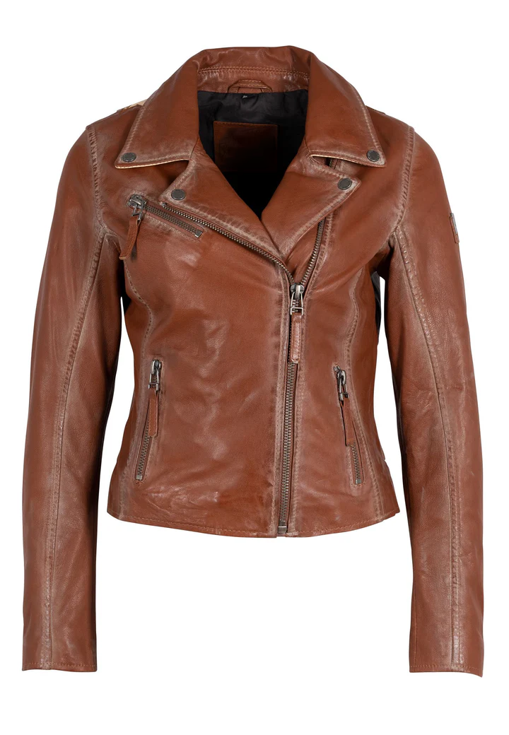 Rory Women's Brown Leather jacket