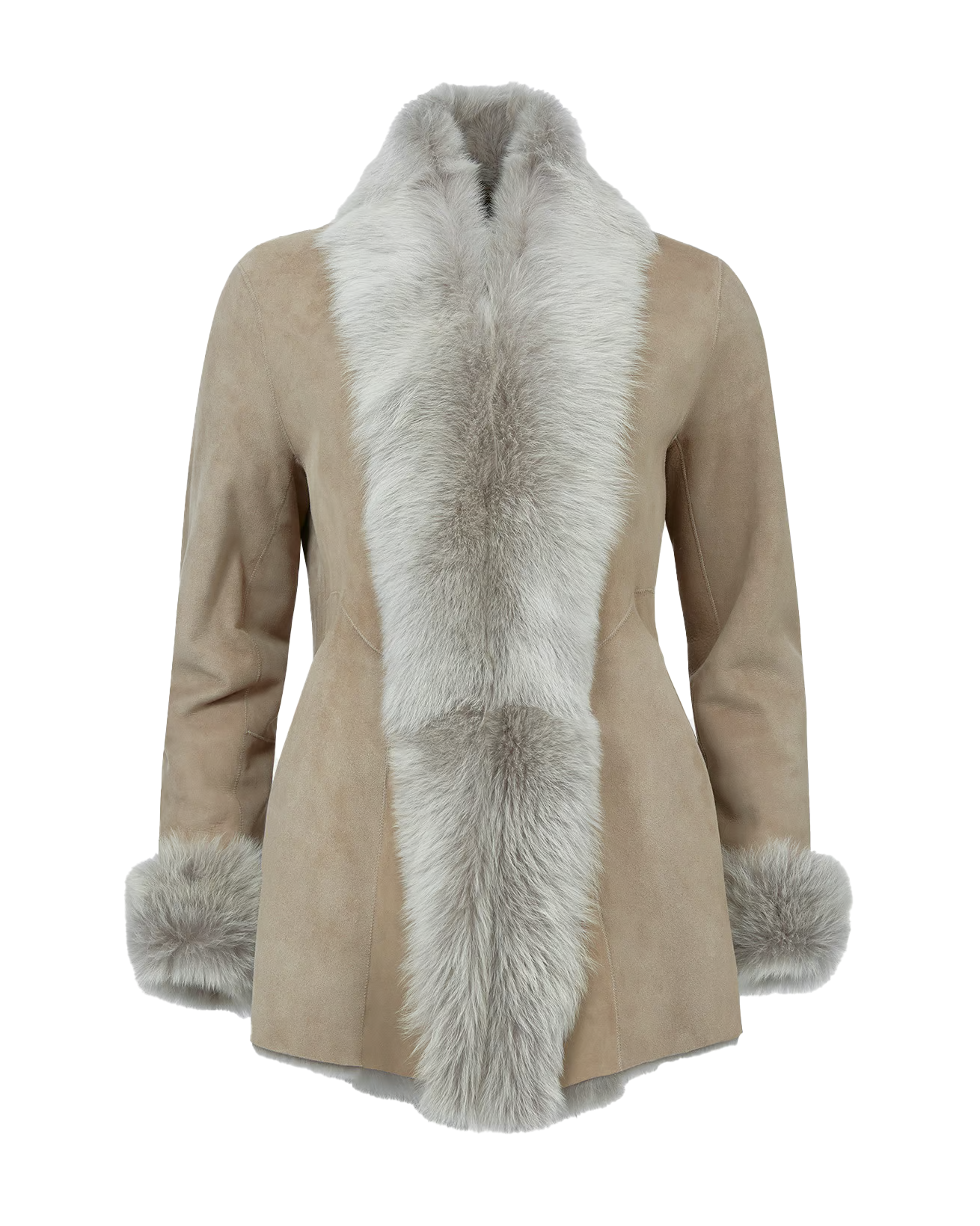 Sloane Women's 3/4 Sheepskin Leather Coat