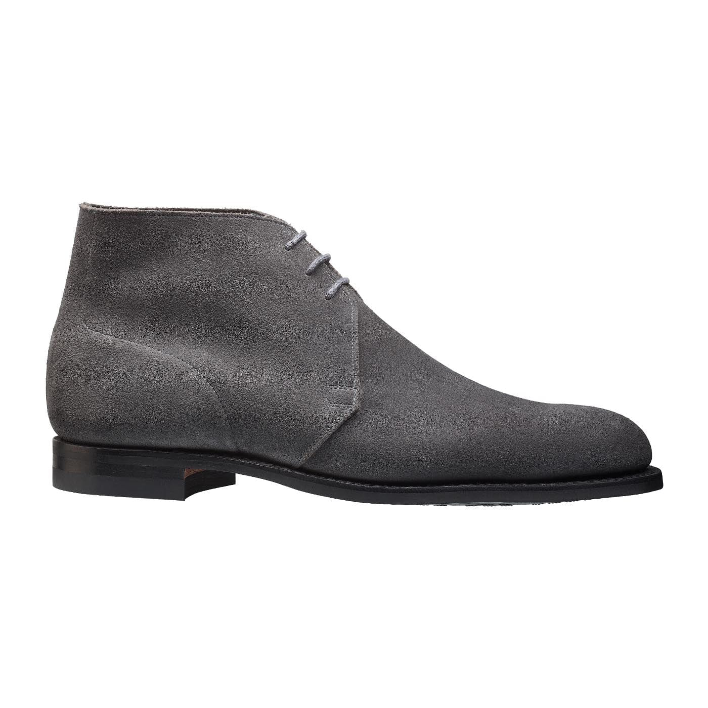 Trevin Men's Grey Suede leather Shoe