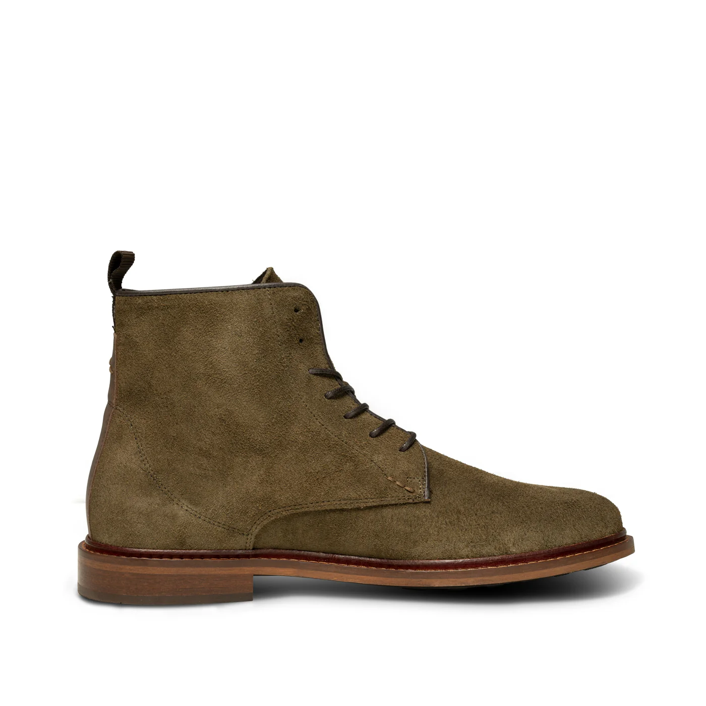 Waylon Men's Khaki Suede Leather Boot