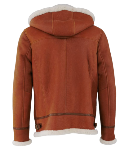 Winston Men's Hooded Shearling Leather Jacket