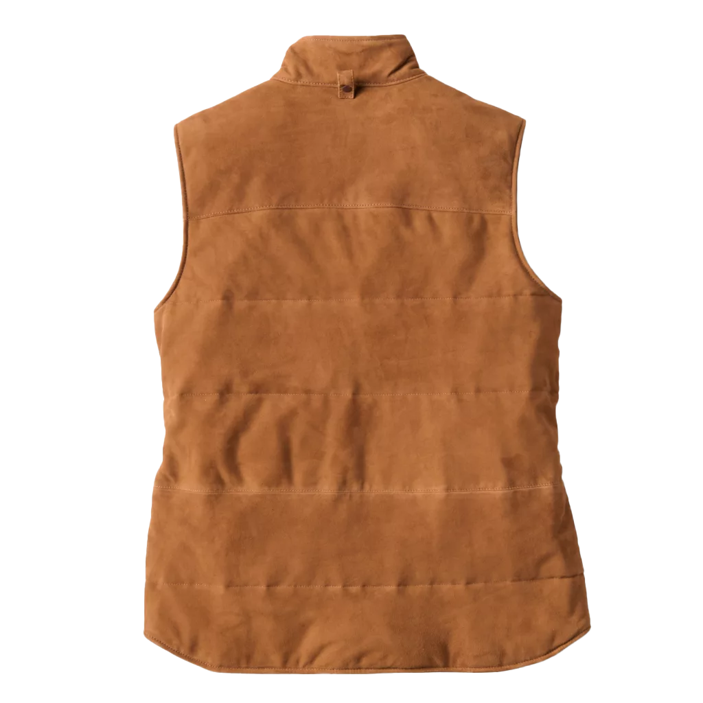 Ximena Men's Suede Puffer Leather Vest