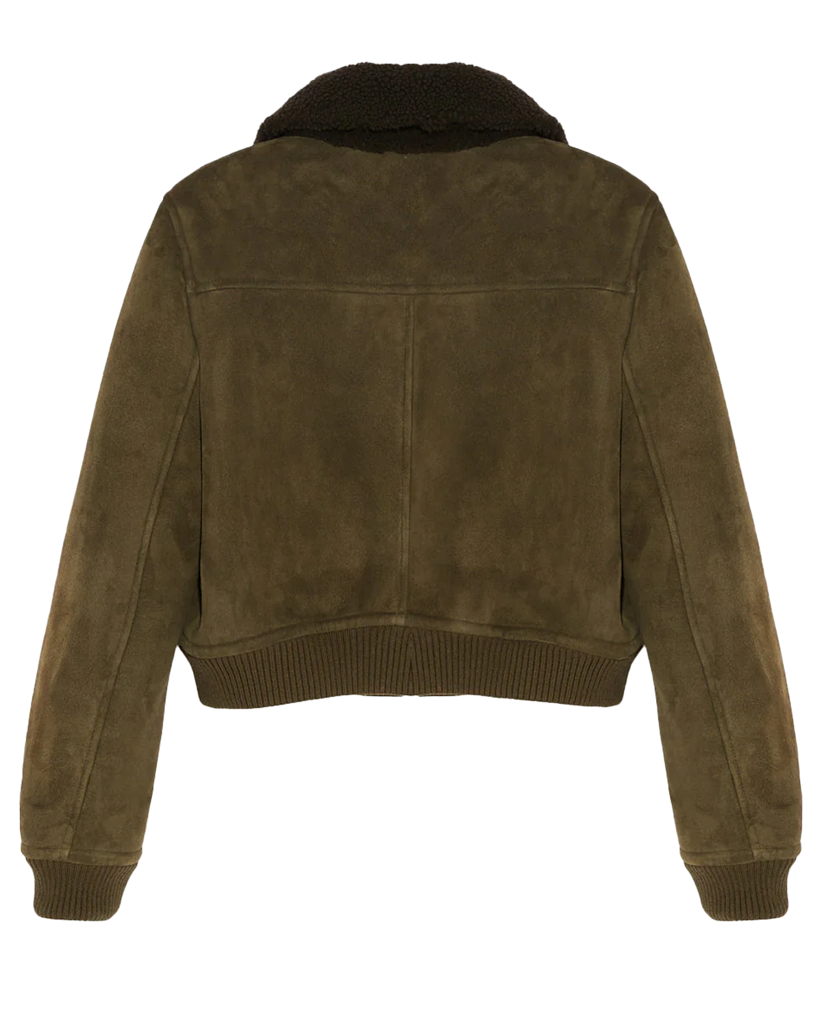 Yesenia Women's Suede Bomber Leather Jacket