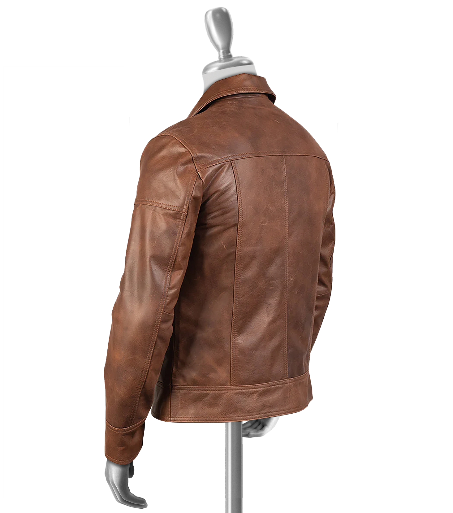 Rasmus Men's Brown Leather Jacket