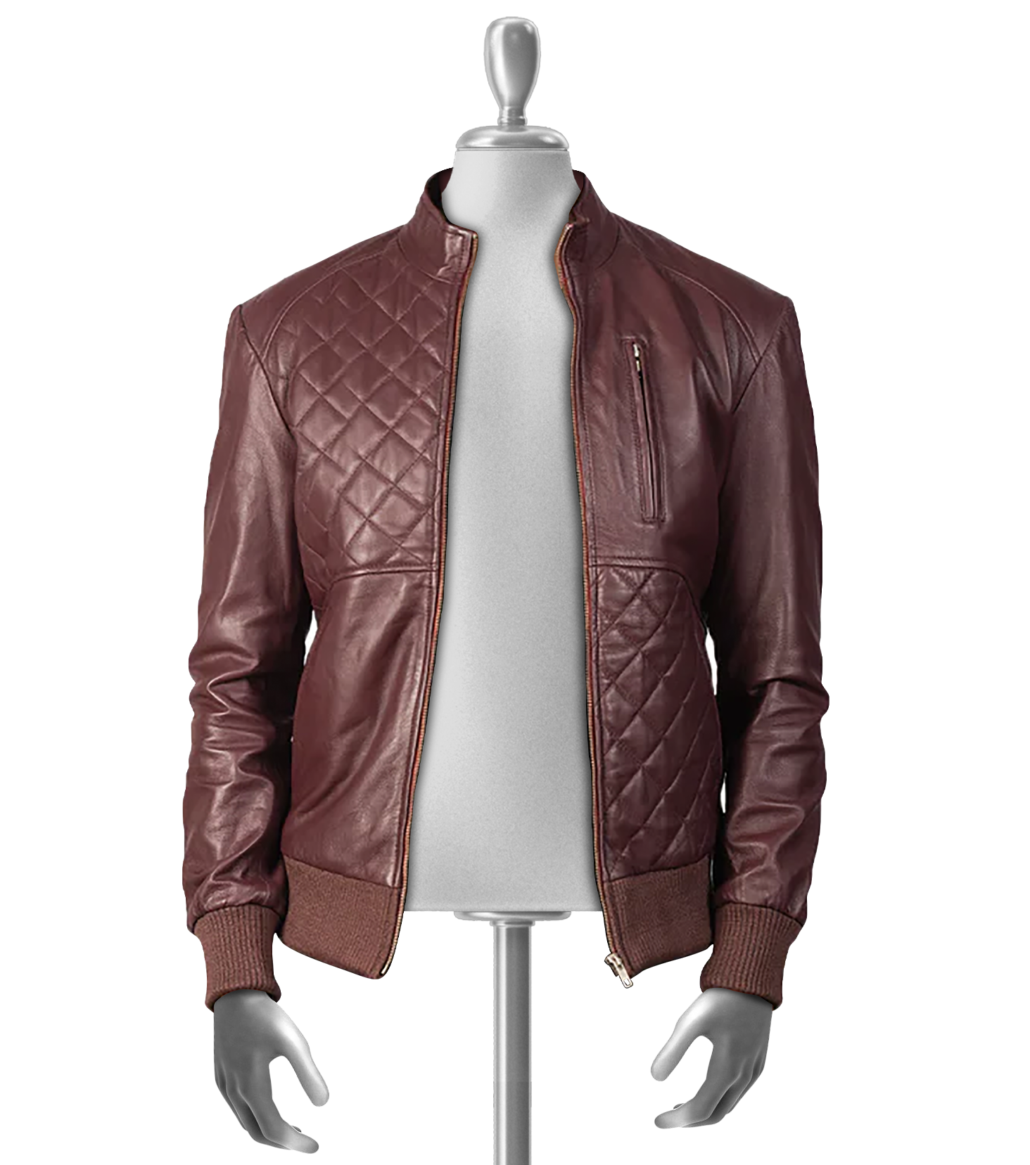 Dashiell Men's Bomber Leather Jacket