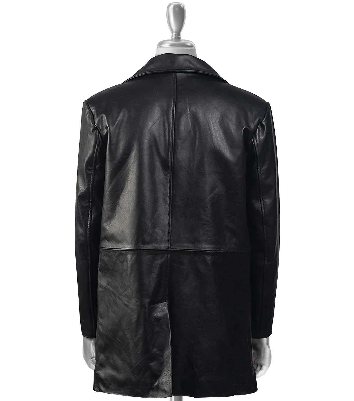 Emerson Men's Black Leather Coat