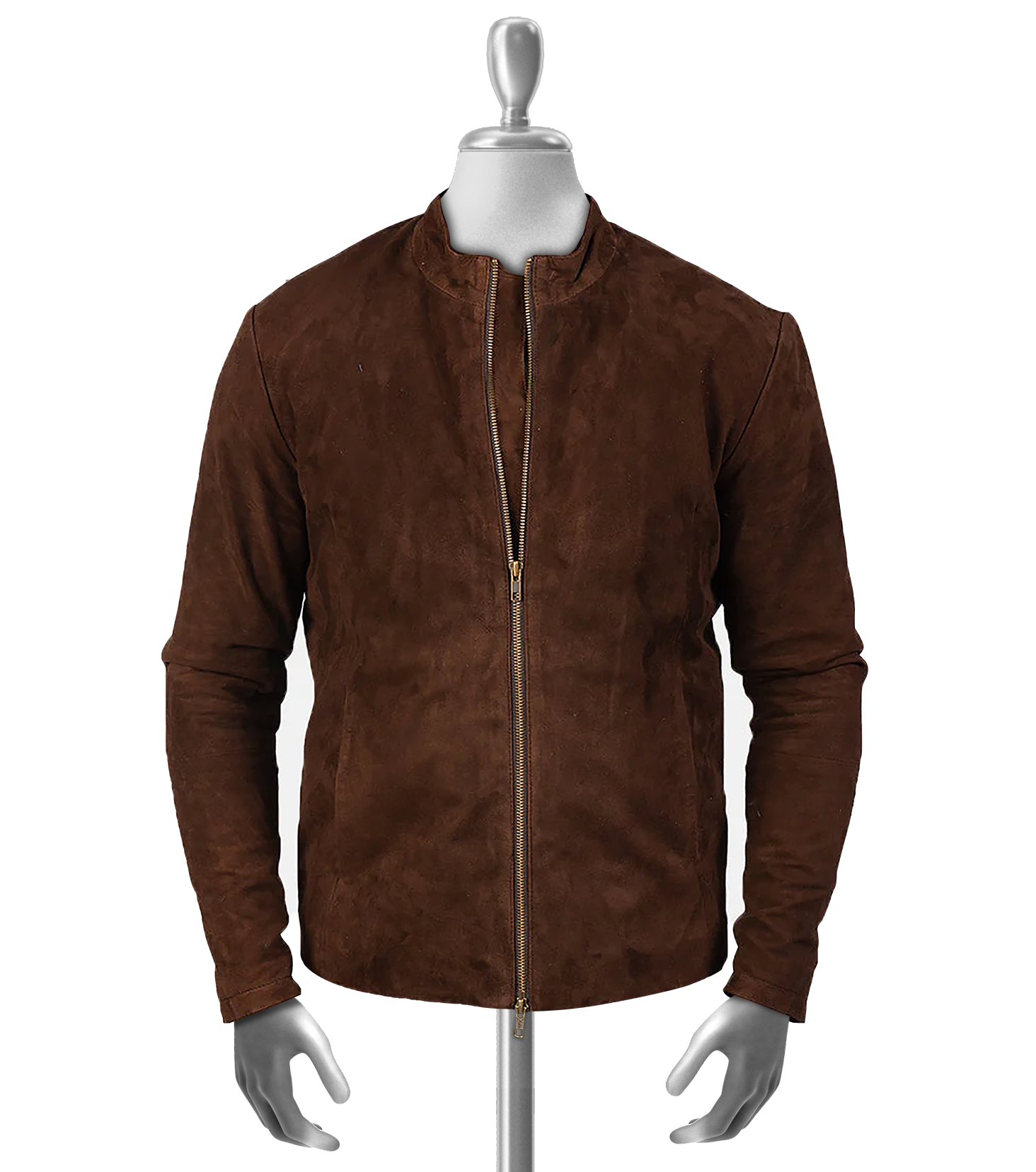 Ephraim Men's Brown Biker Suede Leather Jacket