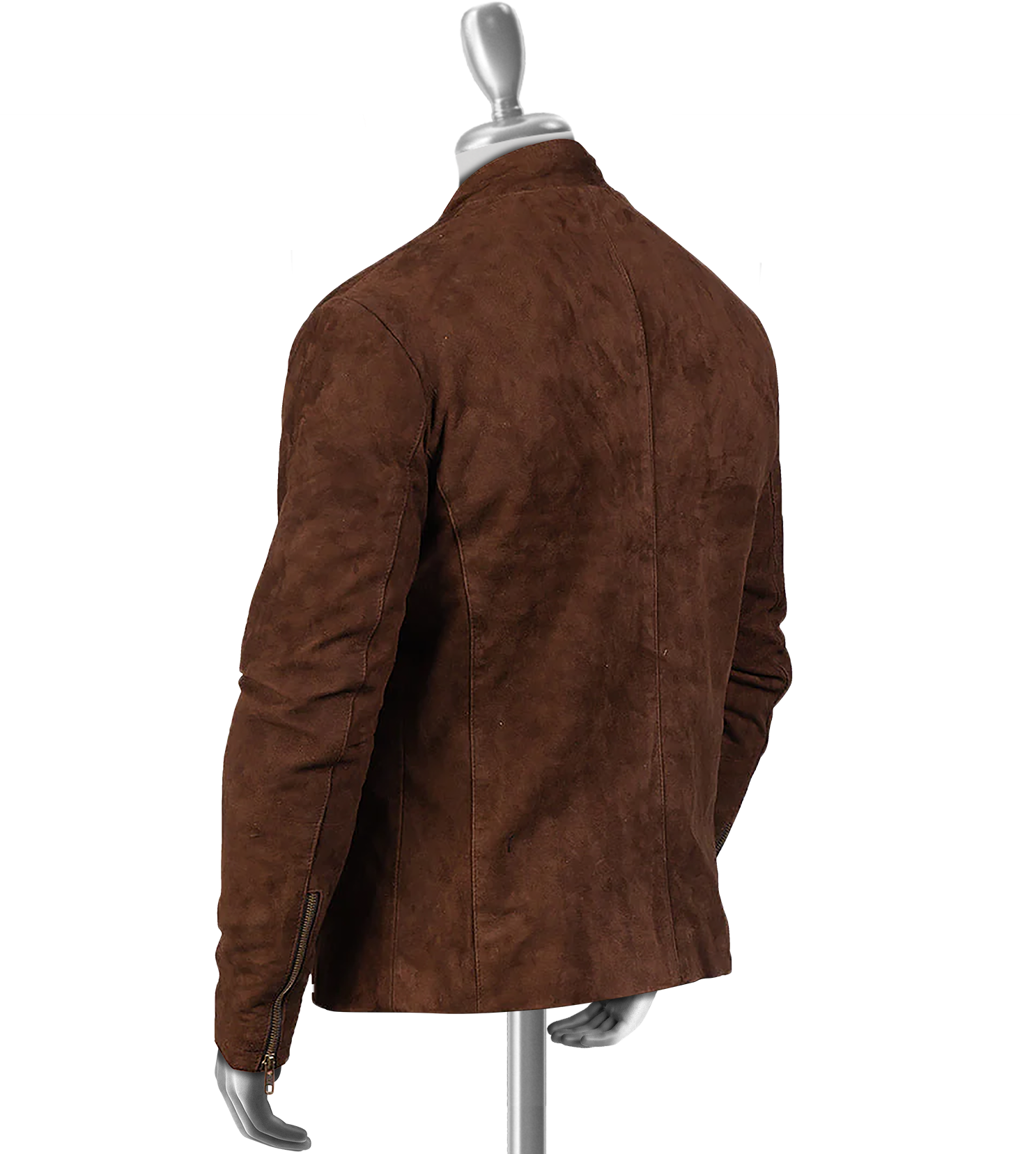 Ephraim Men's Brown Biker Suede Leather Jacket