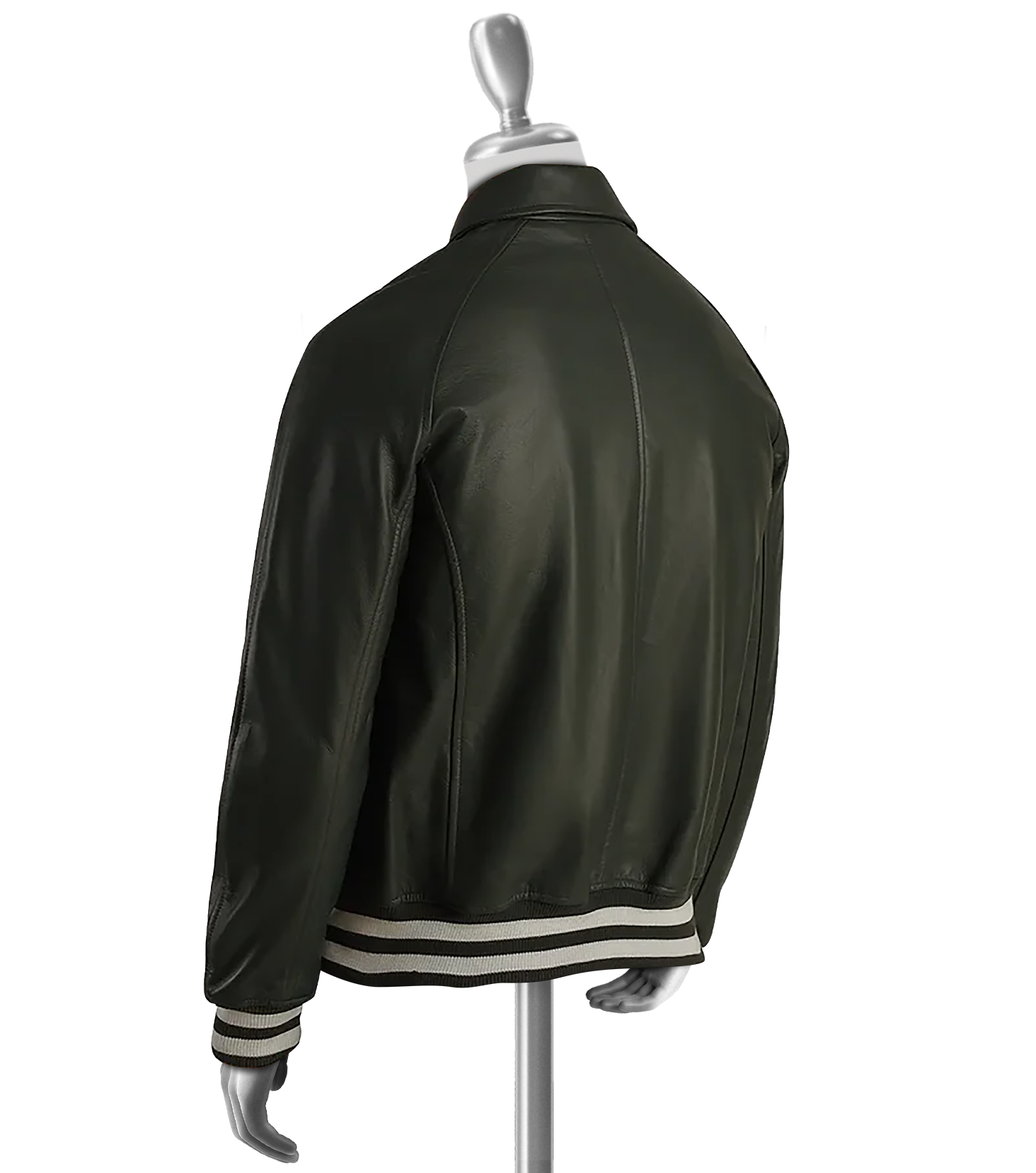 Grady Men's Green Varsity Leather Jacket