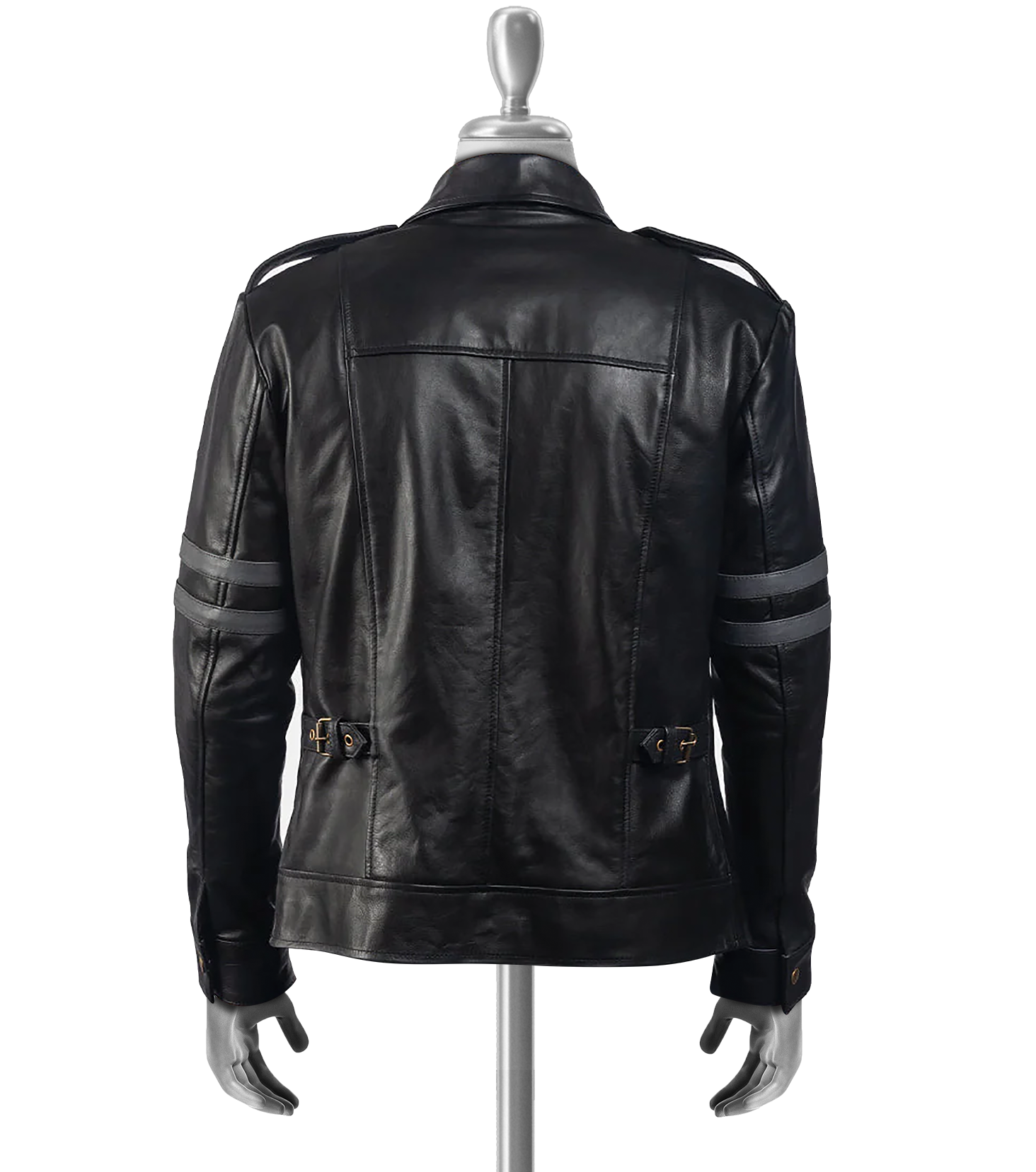 Miguel Men's Black Moto Leather Jacket