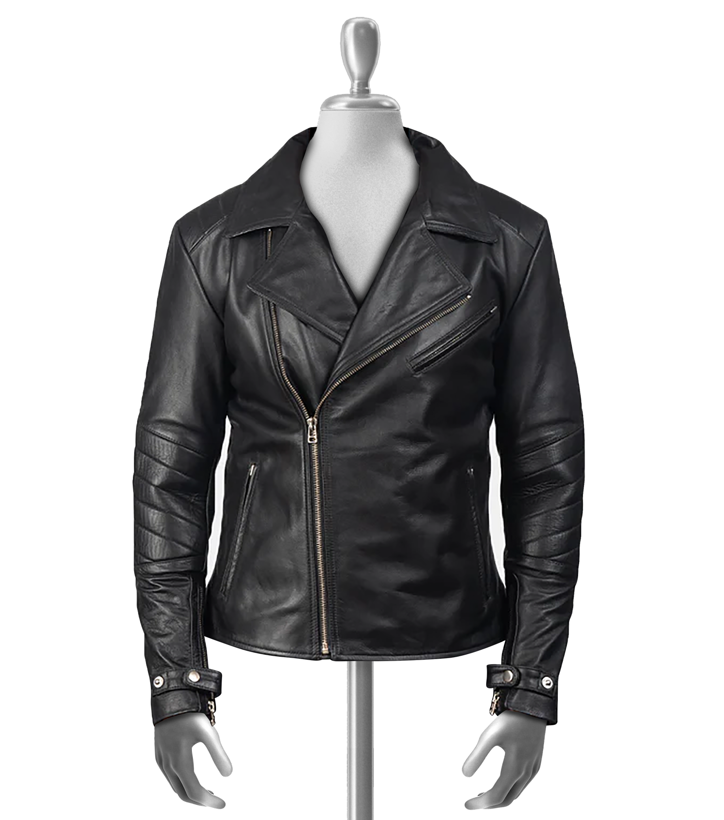 Orson Men's Black Cafe Racer Leather Jacket