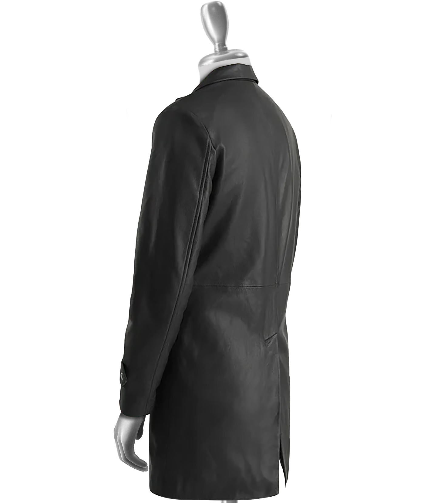 Hawthorne Men's Black Leather Coat