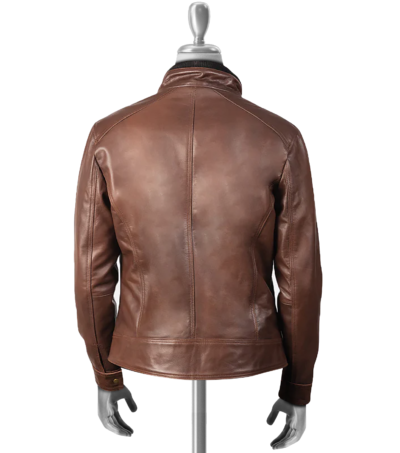 Horatio Men’s Brown Rider Leather Jacket