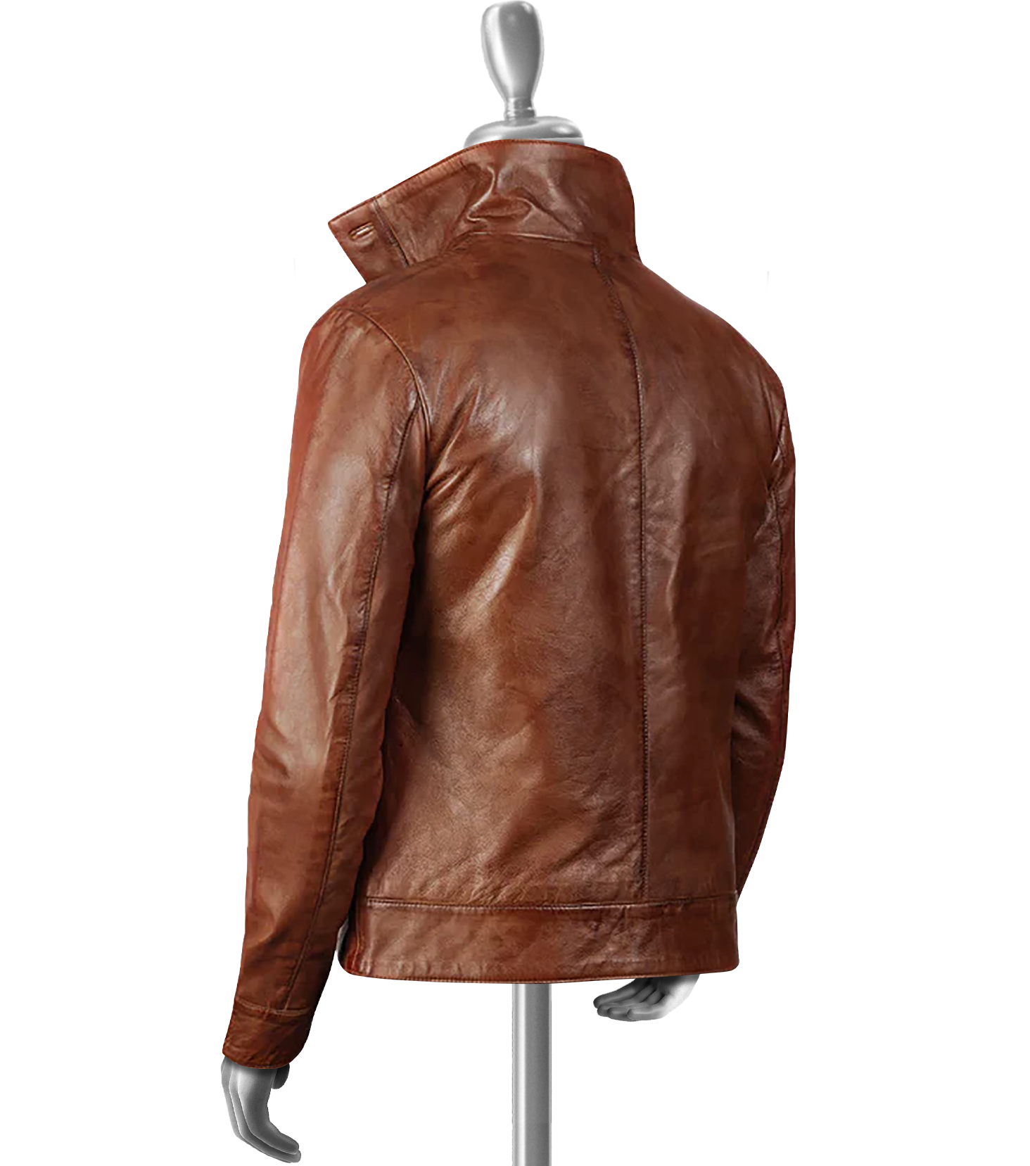 Killian Men’s Brown Bomber Leather Jacket