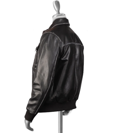 Manfred Men's Bomber Leather Jacket