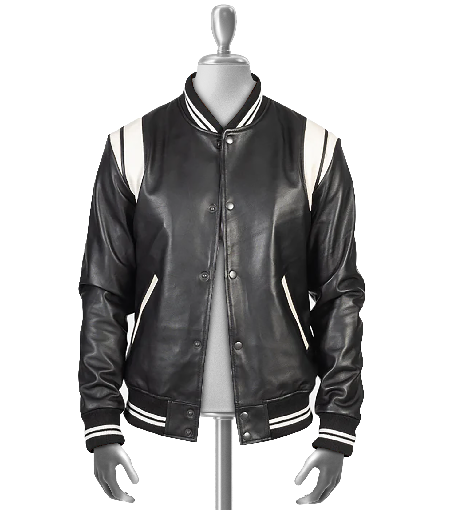 Marek Men's Varsity Leather Jacket