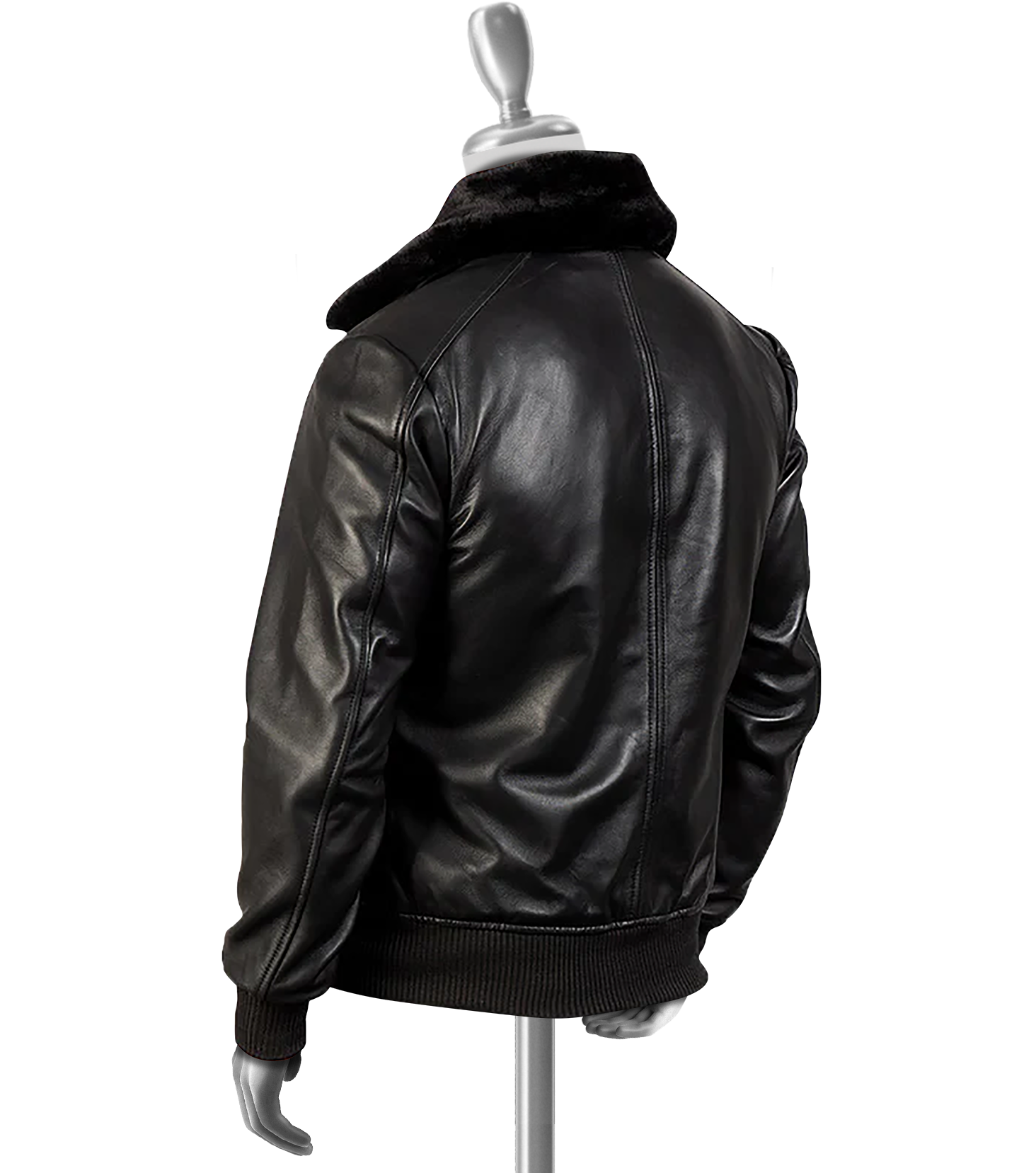 Maurice Men's Black G-1 Bomber Leather Jacket