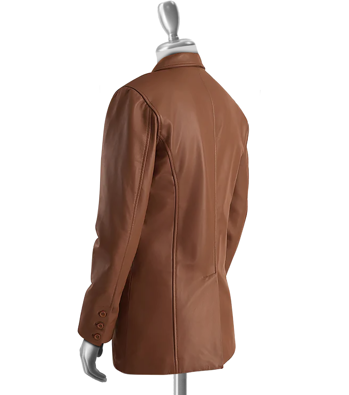 Roscoe Men's Brown Leather Blazer