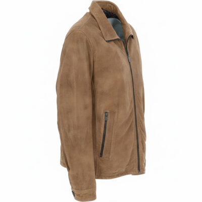 Trapper Mens Vintage Leather Jacket...